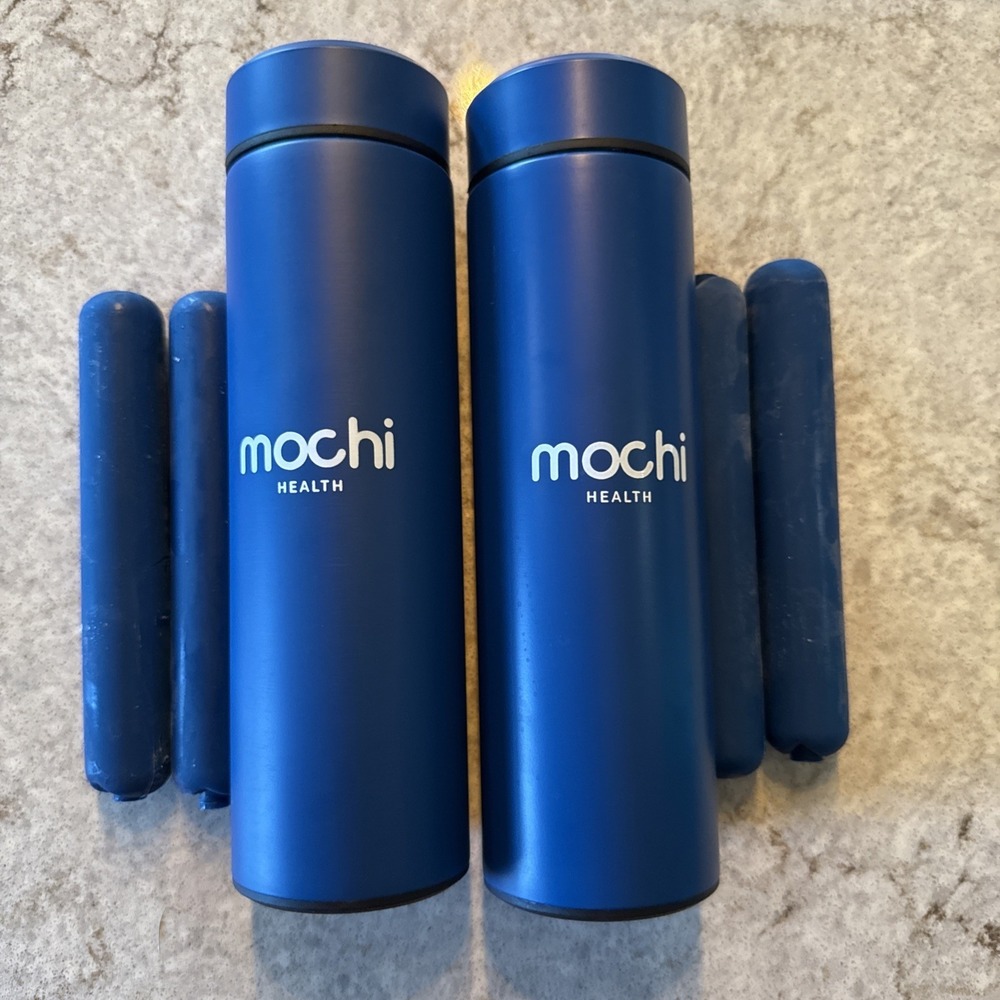 Mochi Health Blue Insulated Travel Bottle - 2 Pack